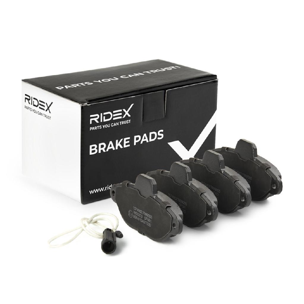 RIDEX Bremsbelagsatz Bremsbeläge Vorne für FIAT PANDA (169) 500 (312) PUNTO