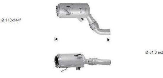 VEGAZ Rußpartikelfilter DPF Euro 4 Abgasanlage Diesel 590 BK-818AS für BMW X3 Bild VEGAZ Rußpartikelfilter DPF Euro 4 Abgasanlage Diesel 590 BK-818AS für BMW X3
