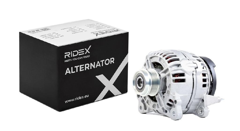 RIDEX 4G0028 Lichtmaschine 140A 12V Drehrichtung im Uhrzeigersinn mit für VW