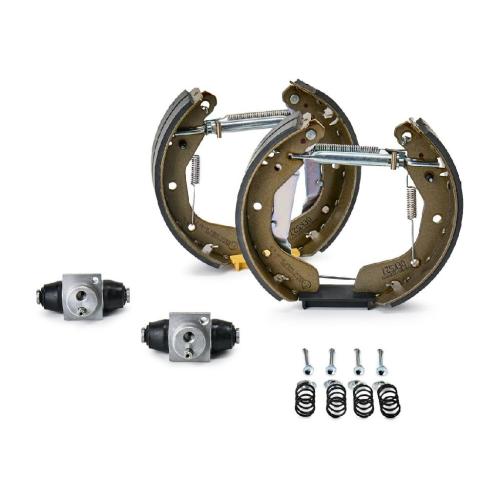 RIDEX Bremsenset Trommelbremse Bremsbacken Satz mit Radbremszylinder mit Hinten Bild RIDEX Bremsenset Trommelbremse Bremsbacken Satz mit Radbremszylinder mit Hinten