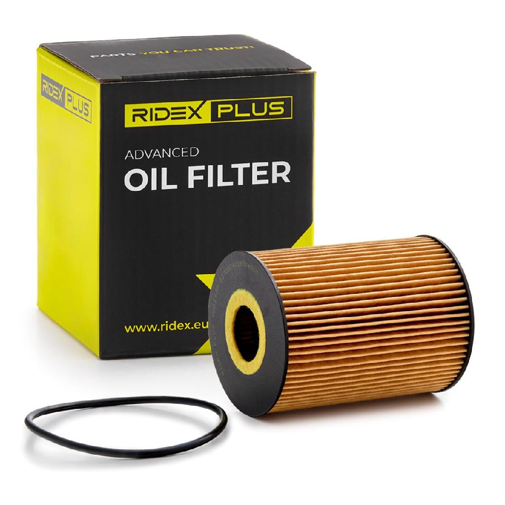 RIDEX PLUS Ölfilter Motorölfilter Filtereinsatz mit Dichtung 7O0193P für BMW