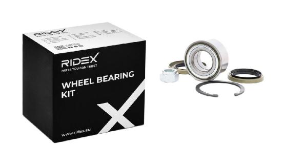 RIDEX 654W0475 Radlagersatz pro 1 Rad Vorne beidseitig Schrägkugellager MB303865 Bild RIDEX 654W0475 Radlagersatz pro 1 Rad Vorne beidseitig Schrägkugellager MB303865
