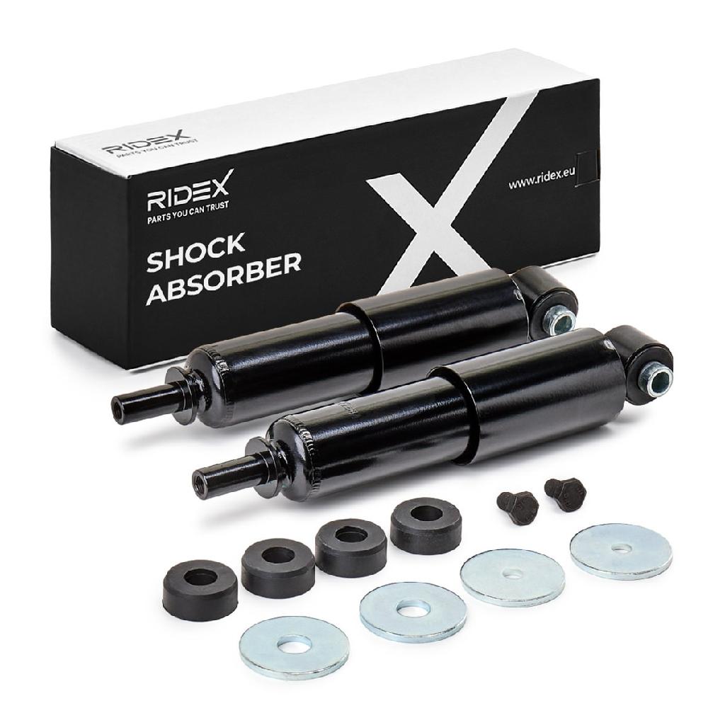 RIDEX 854S18974 2x Stoßdämpfer Öldruck Hinten für VW Transporter T1V Bus