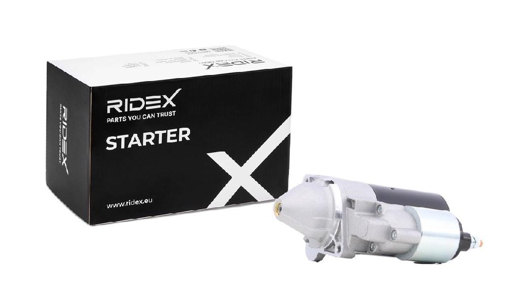 RIDEX Motor Starter/Anlasser 1kW für SMART FORTWO Coupe (451)