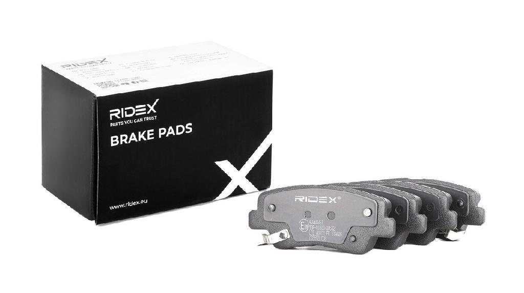 RIDEX Bremsbelagsatz Bremsbeläge Hinten für HYUNDAI Tucson (TL, TLE) für KIA