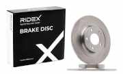 RIDEX 82B0850 2x Bremsscheiben Hinten Ø302mm voll für MITSUBISHI ASX (GAW)