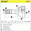 RIDEX 5J0174 Gelenksatz Antriebswelle Achswelle radseitig für NISSAN 3910001J00 Bild RIDEX 5J0174 Gelenksatz Antriebswelle Achswelle radseitig für NISSAN 3910001J00