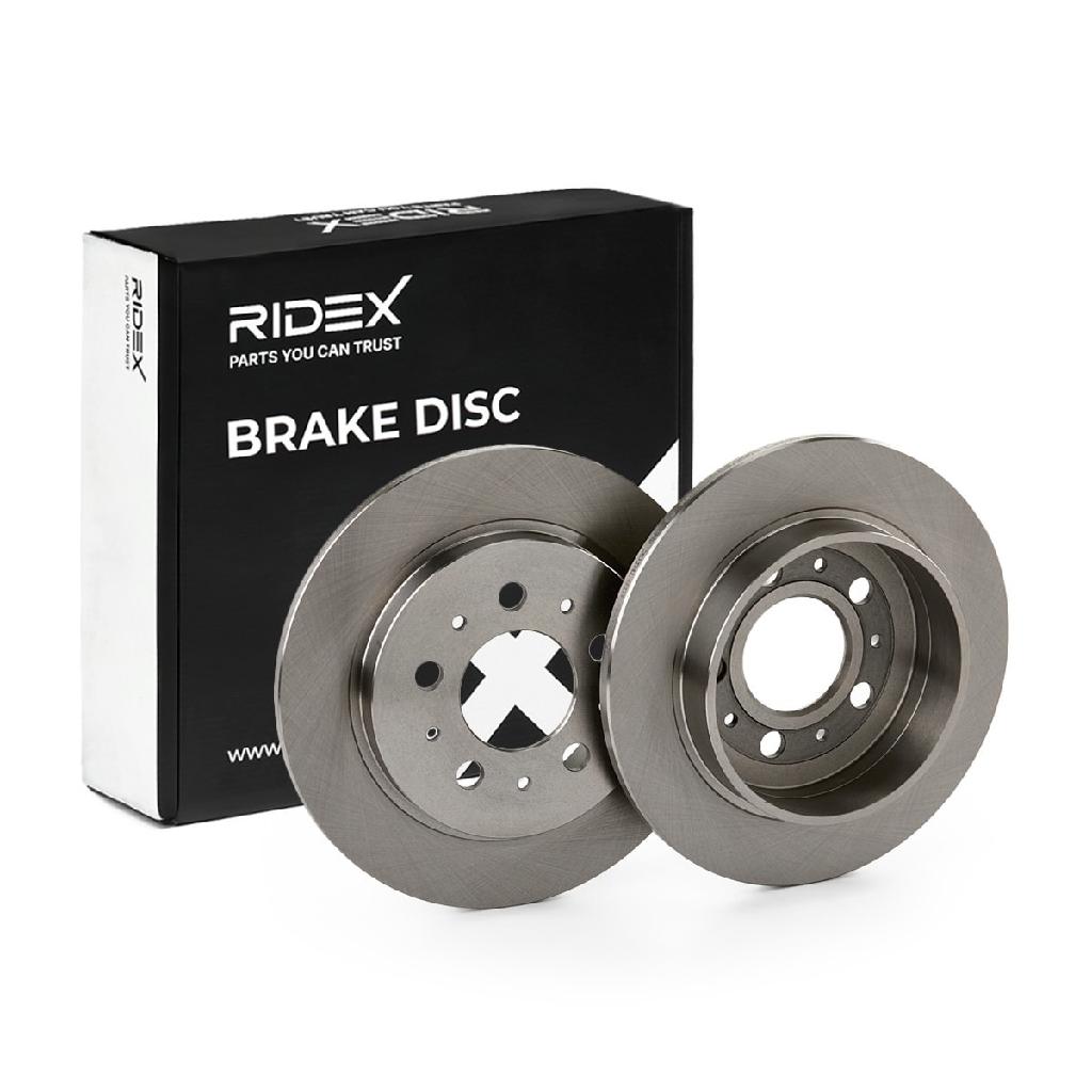 RIDEX 82B0803 2x Bremsscheiben Hinten Ø265mm voll für VOLVO 940 II Kombi