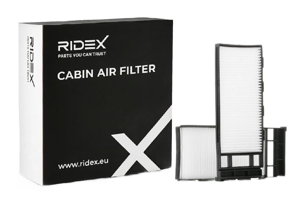 RIDEX 424I0163 Innenraumfilter Pollenfilter Höhe: 24 Breite: 116 Länge: 270