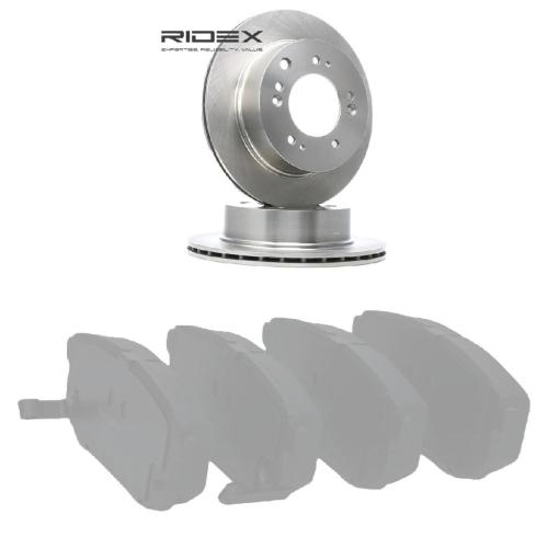 RIDEX Bremsenset Hinten Belüftet Ø315mm - Bremsscheiben und Beläge für KIA Bild RIDEX Bremsenset Hinten Belüftet Ø315mm - Bremsscheiben und Beläge für KIA