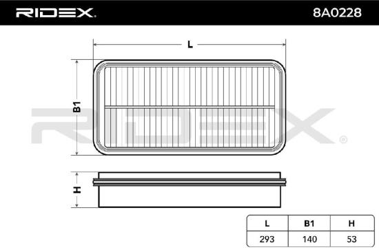 RIDEX 8A0228 Motor Luftfilter Umluftfilter für SUZUKI Vitara SUV (ET, TA, TD) Bild RIDEX 8A0228 Motor Luftfilter Umluftfilter für SUZUKI Vitara SUV (ET, TA, TD)