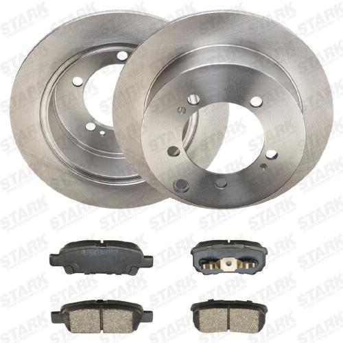STARK Bremsenset Hinten Ø262mm - Bremsscheiben und Beläge für MITSUBISHI Bild STARK Bremsenset Hinten Ø262mm - Bremsscheiben und Beläge für MITSUBISHI