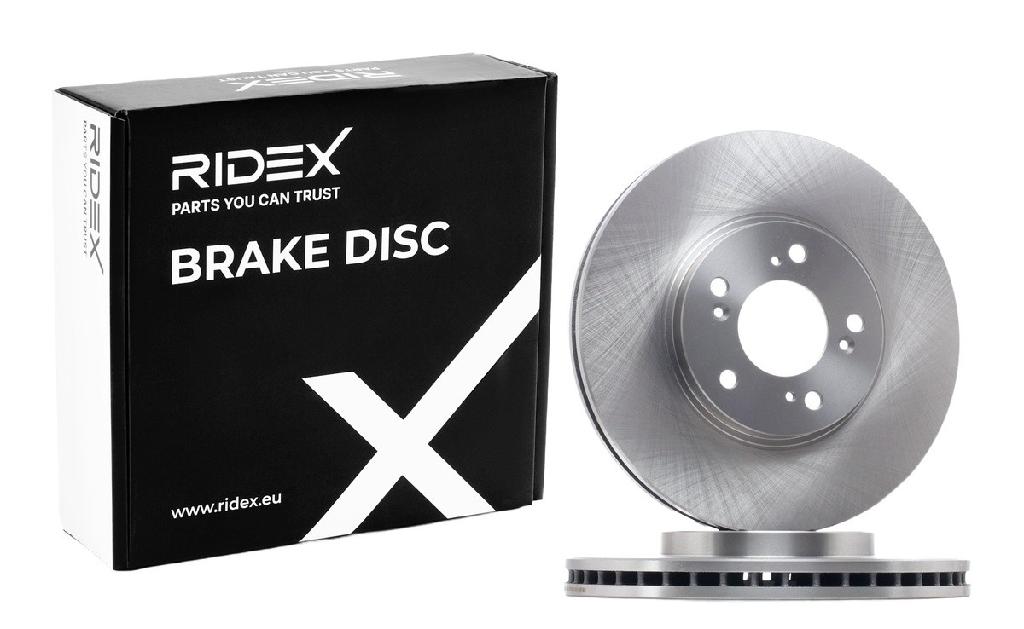 RIDEX 82B1041 1x Bremsscheibe Vorne Ø300mm Belüftet für HONDA 45251S1A405