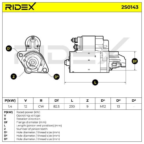 RIDEX Motor Starter/Anlasser 1,4kW für AUDI A4 Avant (8ED, B7) A4 Avant für VW Bild RIDEX Motor Starter/Anlasser 1,4kW für AUDI A4 Avant (8ED, B7) A4 Avant für VW