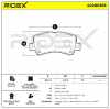 RIDEX Bremsbelagsatz Bremsbeläge Vorne für SUZUKI Wagon R+ Schrägheck (MM) Bild RIDEX Bremsbelagsatz Bremsbeläge Vorne für SUZUKI Wagon R+ Schrägheck (MM)