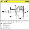 RIDEX 5J0285 Gelenksatz Antriebswelle Achswelle radseitig für CITROËN 1440100688 Bild RIDEX 5J0285 Gelenksatz Antriebswelle Achswelle radseitig für CITROËN 1440100688