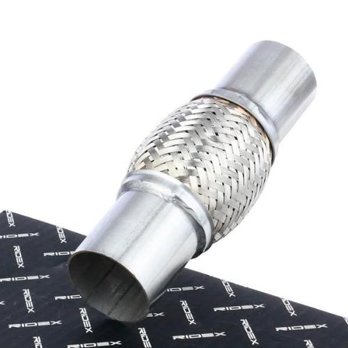 RIDEX Flexrohr Auspuff Abgasrohr Ø55,0mm 100mm Edelstahl 3971F0019 für VW Bild RIDEX Flexrohr Auspuff Abgasrohr Ø55,0mm 100mm Edelstahl 3971F0019 für VW