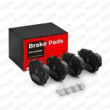 STARK Bremsbelagsatz Bremsbeläge Hinten für BMW 5 Touring (F11) 5 Limousine X3
