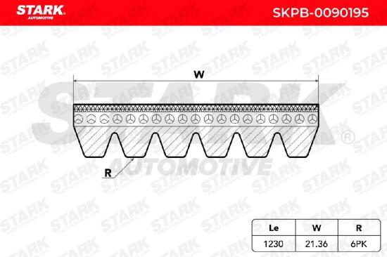 Keilrippenriemen STARK für TOYOTA Yaris Schrägheck (P13) passend für PEUGEOT Bild Keilrippenriemen STARK für TOYOTA Yaris Schrägheck (P13) passend für PEUGEOT