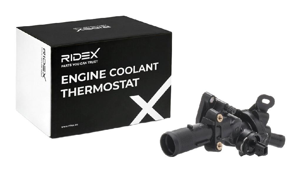 RIDEX 316T0597 Thermostat Kühlmittel Kühlwasserthermostat mit Gehäuse mit 83°C