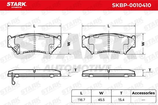 STARK Bremsbelagsatz Bremsbeläge Vorne für SUZUKI JIMNY (FJ) Grand Vitara II SUV Bild STARK Bremsbelagsatz Bremsbeläge Vorne für SUZUKI JIMNY (FJ) Grand Vitara II SUV
