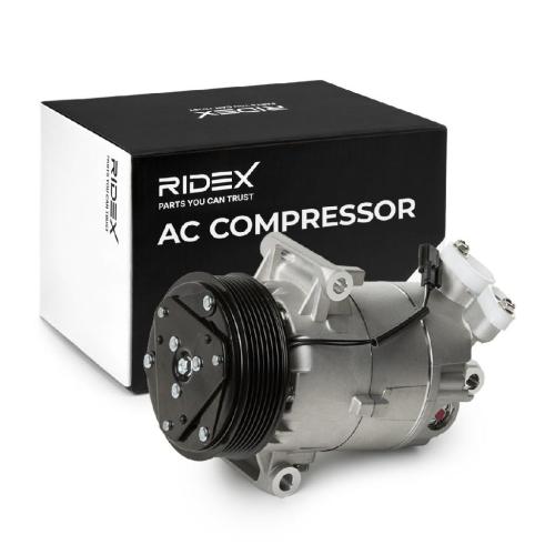 RIDEX A/C Kompressor für Klimaanlage Klimakompressor Kältemittel: R134a PAG 46 Bild RIDEX A/C Kompressor für Klimaanlage Klimakompressor Kältemittel: R134a PAG 46