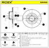RIDEX 82B1308 1x Bremsscheibe Vorne Ø240mm voll für BMW 02 (E10) 34111117422 Bild RIDEX 82B1308 1x Bremsscheibe Vorne Ø240mm voll für BMW 02 (E10) 34111117422