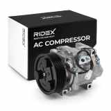 RIDEX A/C Kompressor für Klimaanlage Klimakompressor Kältemittel: R134a mit