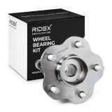 RIDEX 654W0494 Radlagersatz pro 1 Rad Hinten beidseitig für NISSAN 43202JG21B