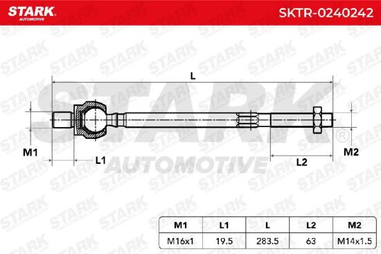 STARK Axialgelenk Spurstange Vorne beidseitig für NISSAN PRIMERA (P11) Bild STARK Axialgelenk Spurstange Vorne beidseitig für NISSAN PRIMERA (P11)