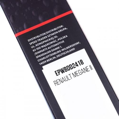 EINPARTS Scheibenwischer mit Spoiler Vorne Länge 1: 600mm Länge 2: 450mm für Bild EINPARTS Scheibenwischer mit Spoiler Vorne Länge 1: 600mm Länge 2: 450mm für