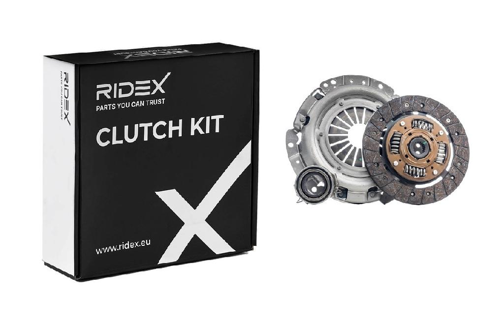 RIDEX 479C0168 Kupplungssatz für TOYOTA Yaris Schrägheck (P1) 3121001012