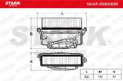 STARK SKAF-0060639 Motor Luftfilter Filtereinsatz passend für MERCEDES-BENZ