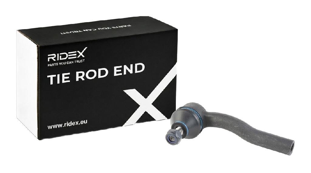 RIDEX Spurstangenkopf Vorderachse rechts außen Traggelenk M10X1.25 914T0082
