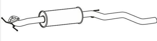 VEGAZ Mittelschalldämpfer für OPEL Astra K Sports Tourer (B16) Bild VEGAZ Mittelschalldämpfer für OPEL Astra K Sports Tourer (B16)