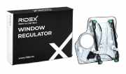 RIDEX 1561W0169 Fensterheber Vorne Rechts Elektrisch ohne Elektromotor mit mit
