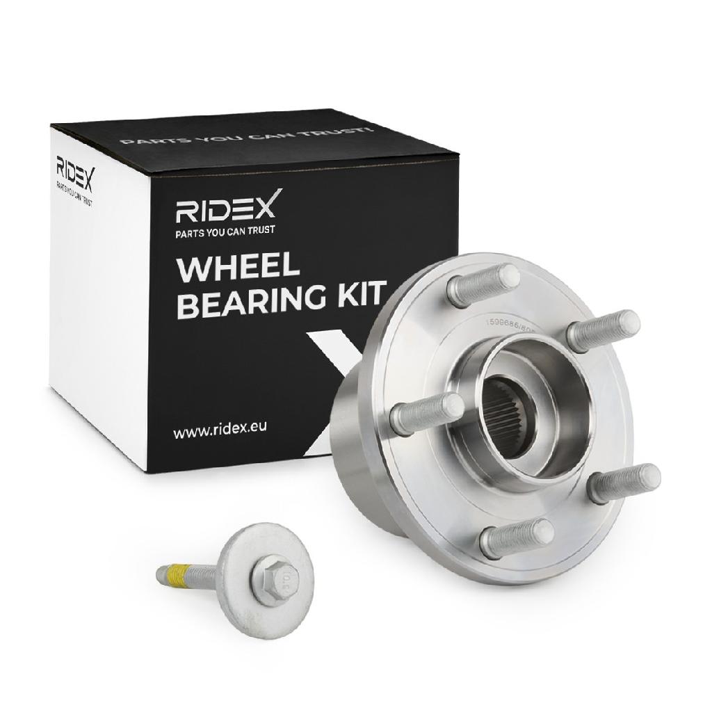 RIDEX 654W0462 Radlagersatz pro 1 Rad Vorne beidseitig Schrägkugellager für FORD