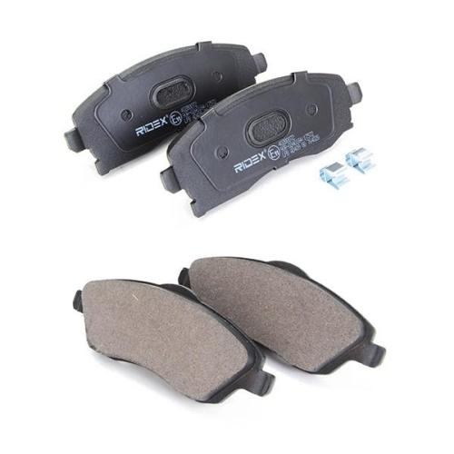 RIDEX Bremsbelagsatz Bremsbeläge Vorne für OPEL Corsa C Schrägheck (X01) Bild RIDEX Bremsbelagsatz Bremsbeläge Vorne für OPEL Corsa C Schrägheck (X01)
