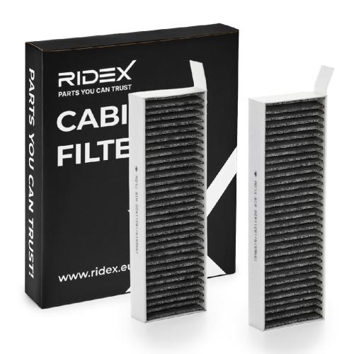 RIDEX 424I0769 Innenraumfilter Pollenfilter Aktivkohlefilter Höhe: 30 Breite: 83 Bild RIDEX 424I0769 Innenraumfilter Pollenfilter Aktivkohlefilter Höhe: 30 Breite: 83