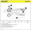 RIDEX Spurstangenkopf Vorderachse links außen Traggelenk M10x1.25 914T0227 Bild RIDEX Spurstangenkopf Vorderachse links außen Traggelenk M10x1.25 914T0227