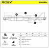 RIDEX 219G0894 Heckklappendämpfer beidseitig Länge:283mm Länge:173mm 570N Hub: Bild RIDEX 219G0894 Heckklappendämpfer beidseitig Länge:283mm Länge:173mm 570N Hub: