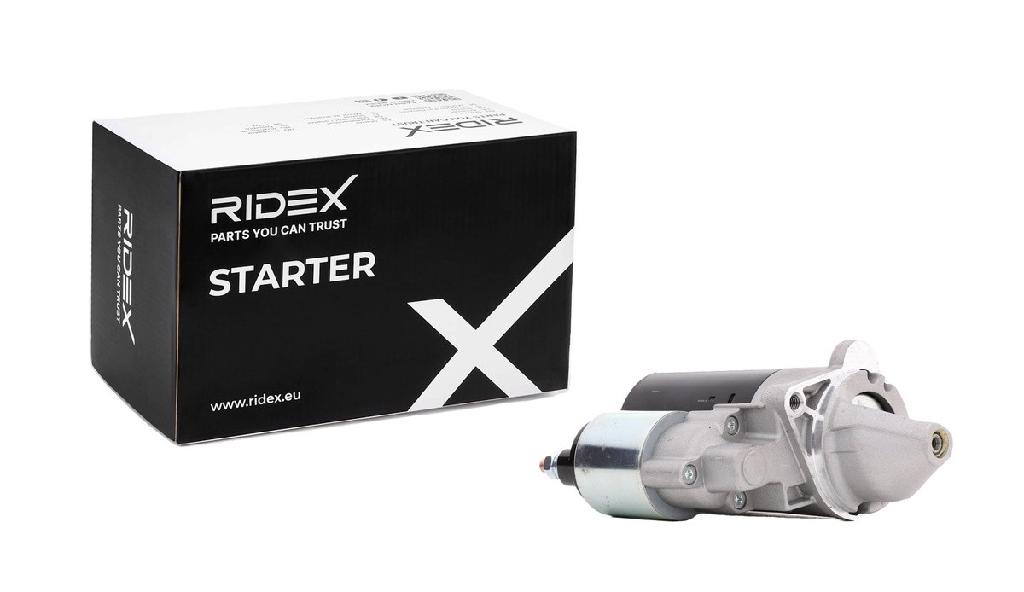 RIDEX Motor Starter/Anlasser 0,8kW für SMART FORTWO Coupe (451) CITY-COUPE (450)