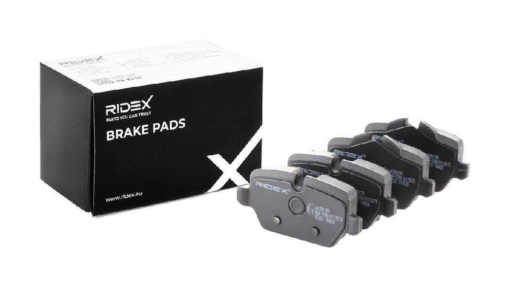 RIDEX Bremsbelagsatz Bremsbeläge Hinten für BMW 3 Touring (E91) 3 Limousine