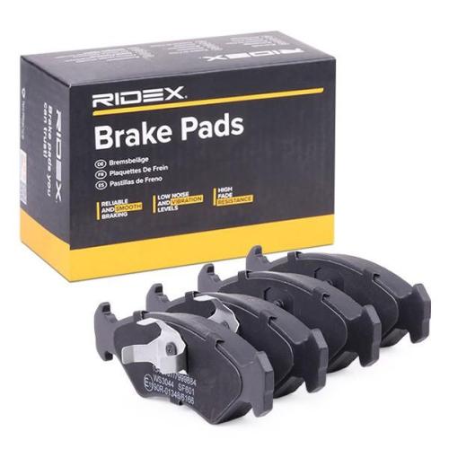 RIDEX Bremsbelagsatz Bremsbeläge Vorne für FORD Fiesta Mk4 Schrägheck (JAS, JBS) Bild RIDEX Bremsbelagsatz Bremsbeläge Vorne für FORD Fiesta Mk4 Schrägheck (JAS, JBS)