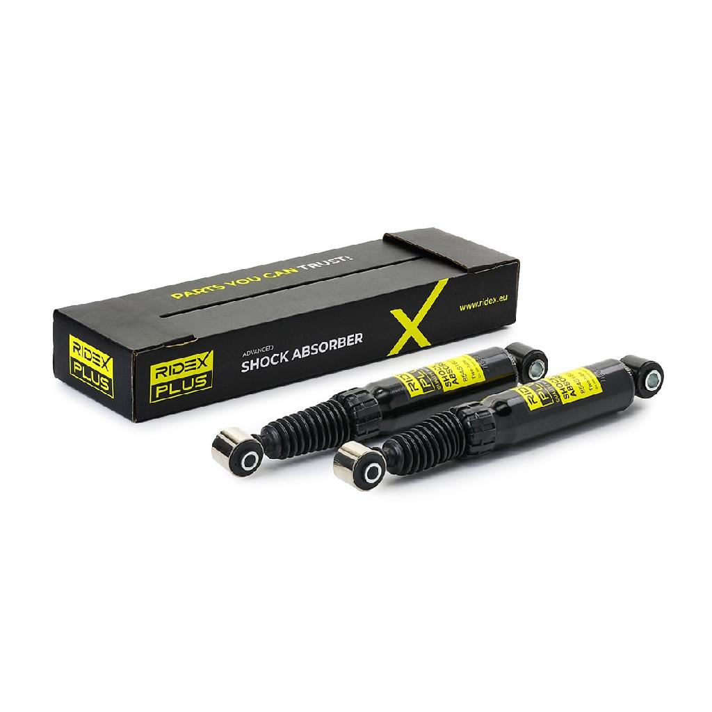 RIDEX PLUS 854S18292P 2x Stoßdämpfer Gasdruck Hinten passend für PEUGEOT 205 II