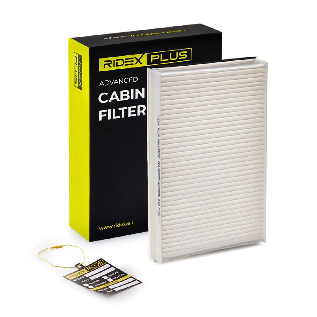 RIDEX PLUS 424I0075P Innenraumfilter Pollenfilter Höhe: 30 Breite: 167 Länge: