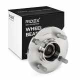 RIDEX 654W0198 Radlagersatz pro 1 Rad Hinten beidseitig Schrägkugellager
