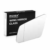 RIDEX 1914M0164 Spiegelglas Glas Aussenspiegel beheizt asphärisch links