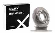 RIDEX 82B0435 2x Bremsscheiben Hinten Ø280mm voll für FORD 1371421