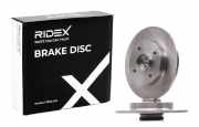 RIDEX 82B0414 2x Bremsscheiben Hinten Ø248,4mm voll passend für PEUGEOT